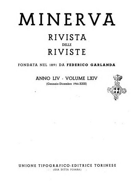 Minerva rassegna internazionale