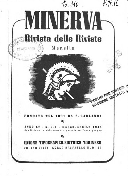 Minerva rassegna internazionale