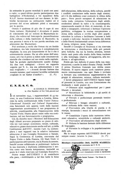 Minerva rassegna internazionale