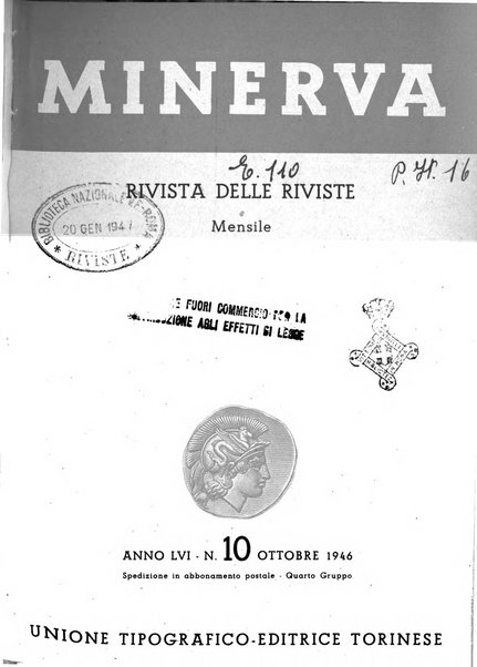 Minerva rassegna internazionale