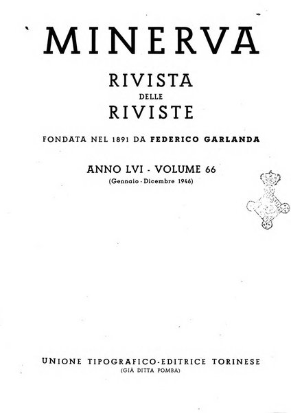 Minerva rassegna internazionale