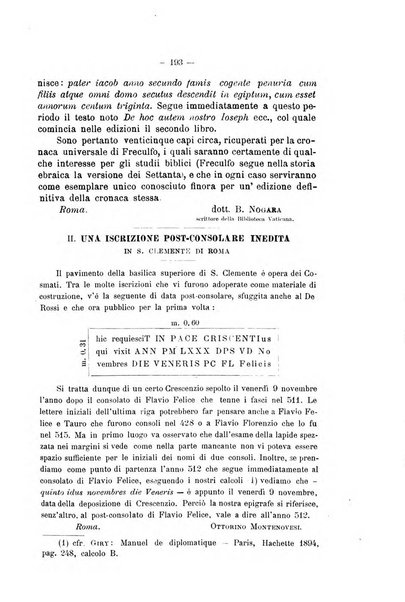 Miscellanea di storia ecclesiastica e studi ausiliari pubblicazione mensile