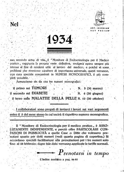 Monitore di endocrinologia per il medico pratico