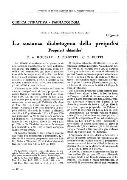 Monitore di endocrinologia per il medico pratico