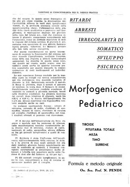 Monitore di endocrinologia per il medico pratico