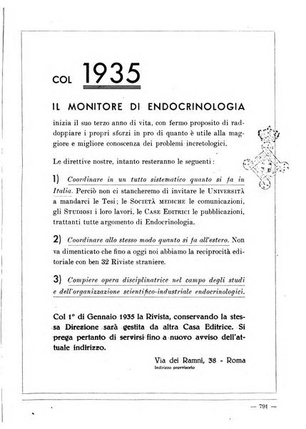 Monitore di endocrinologia per il medico pratico