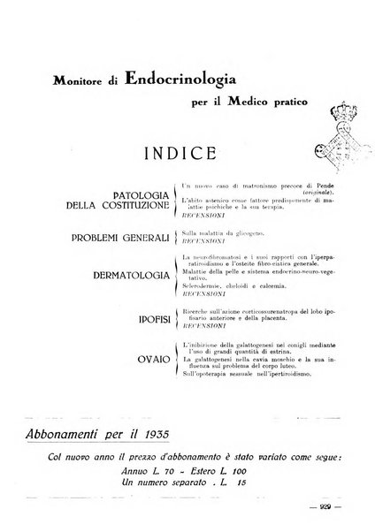 Monitore di endocrinologia per il medico pratico