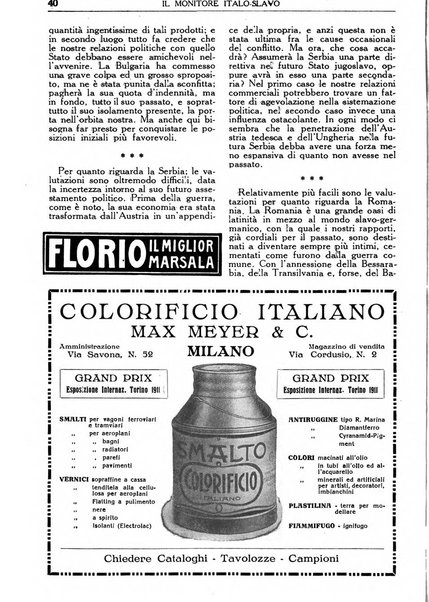 Il monitore italo-slavo rivista mensile di propaganda dei rapporti commerciali, industriali ed intellettuali tra l'Italia ed i paesi slavi