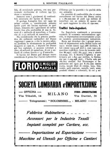 Il monitore italo-slavo rivista mensile di propaganda dei rapporti commerciali, industriali ed intellettuali tra l'Italia ed i paesi slavi