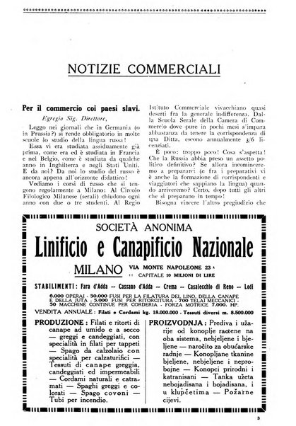 Il monitore italo-slavo rivista mensile di propaganda dei rapporti commerciali, industriali ed intellettuali tra l'Italia ed i paesi slavi