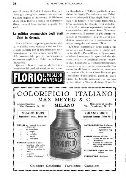 Il monitore italo-slavo rivista mensile di propaganda dei rapporti commerciali, industriali ed intellettuali tra l'Italia ed i paesi slavi