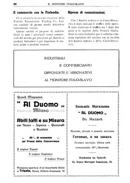 Il monitore italo-slavo rivista mensile di propaganda dei rapporti commerciali, industriali ed intellettuali tra l'Italia ed i paesi slavi