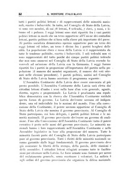 Il monitore italo-slavo rivista mensile di propaganda dei rapporti commerciali, industriali ed intellettuali tra l'Italia ed i paesi slavi