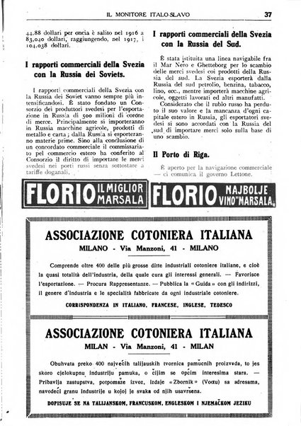 Il monitore italo-slavo rivista mensile di propaganda dei rapporti commerciali, industriali ed intellettuali tra l'Italia ed i paesi slavi