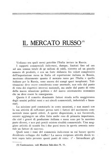 Il monitore italo-slavo rivista mensile di propaganda dei rapporti commerciali, industriali ed intellettuali tra l'Italia ed i paesi slavi