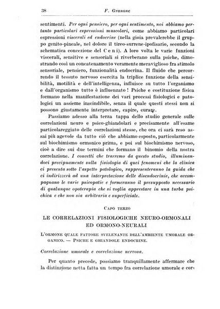 Neopsichiatria rassegna di psichiatria, neurologia, endocrinologia