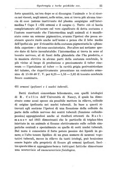 Neopsichiatria rassegna di psichiatria, neurologia, endocrinologia