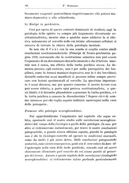 Neopsichiatria rassegna di psichiatria, neurologia, endocrinologia