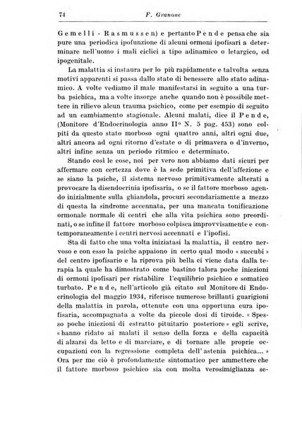 Neopsichiatria rassegna di psichiatria, neurologia, endocrinologia