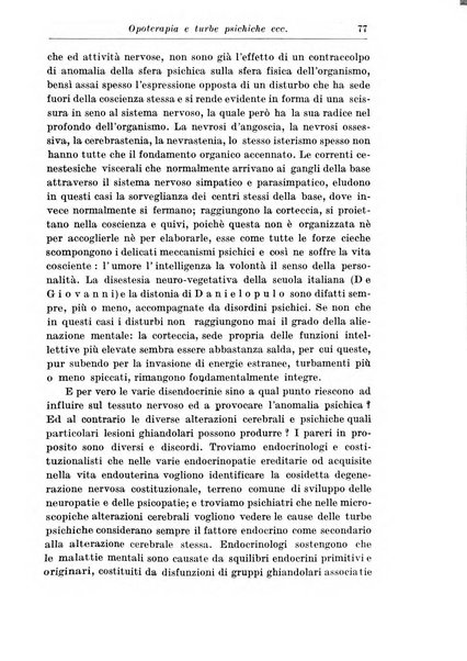 Neopsichiatria rassegna di psichiatria, neurologia, endocrinologia