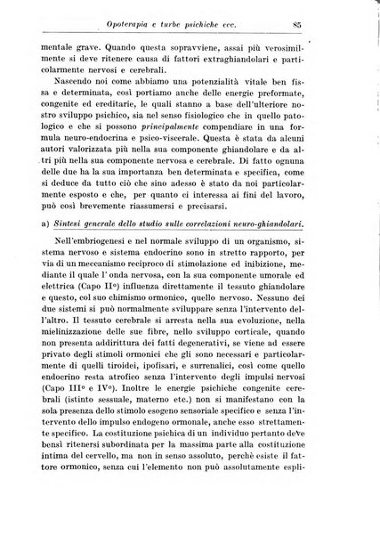 Neopsichiatria rassegna di psichiatria, neurologia, endocrinologia