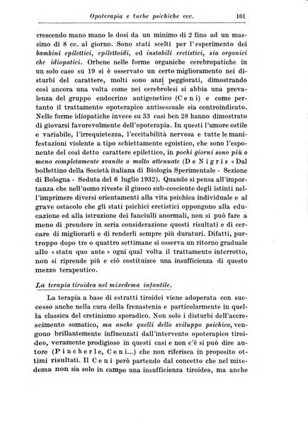 Neopsichiatria rassegna di psichiatria, neurologia, endocrinologia