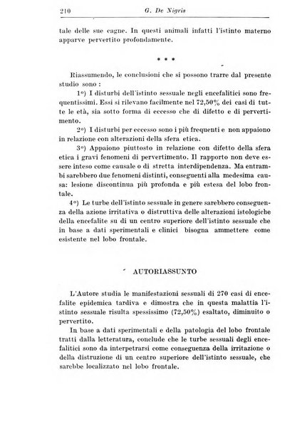 Neopsichiatria rassegna di psichiatria, neurologia, endocrinologia