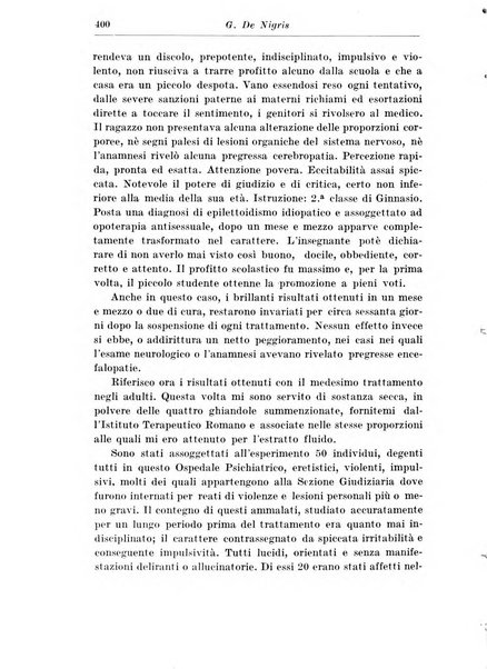 Neopsichiatria rassegna di psichiatria, neurologia, endocrinologia