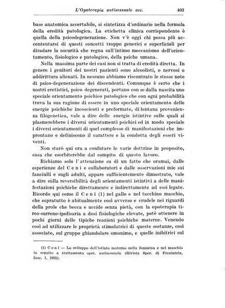 Neopsichiatria rassegna di psichiatria, neurologia, endocrinologia