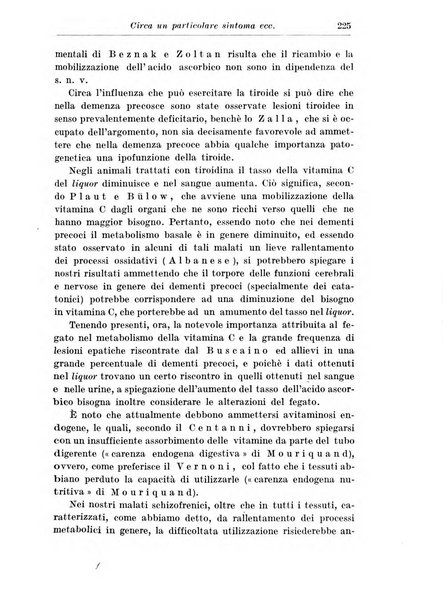 Neopsichiatria rassegna di psichiatria, neurologia, endocrinologia