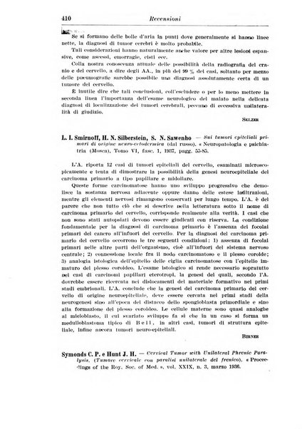 Neopsichiatria rassegna di psichiatria, neurologia, endocrinologia