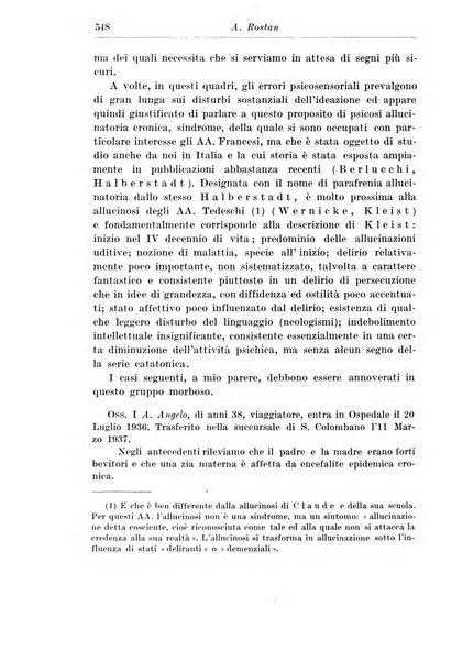 Neopsichiatria rassegna di psichiatria, neurologia, endocrinologia