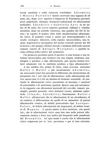 Neopsichiatria rassegna di psichiatria, neurologia, endocrinologia