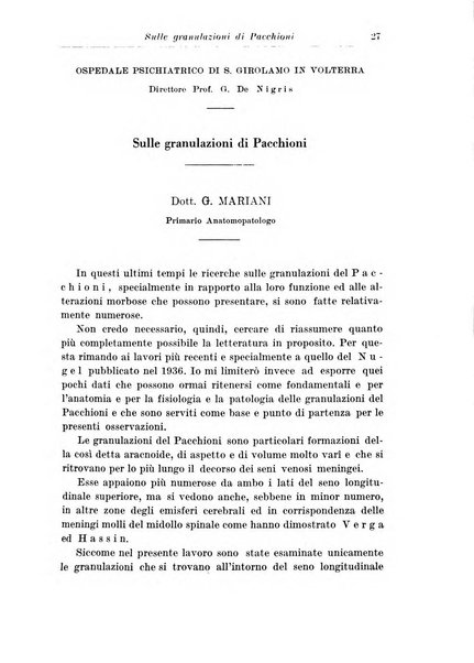 Neopsichiatria rassegna di psichiatria, neurologia, endocrinologia