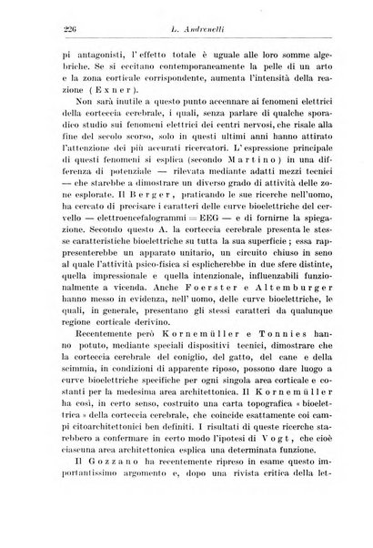 Neopsichiatria rassegna di psichiatria, neurologia, endocrinologia