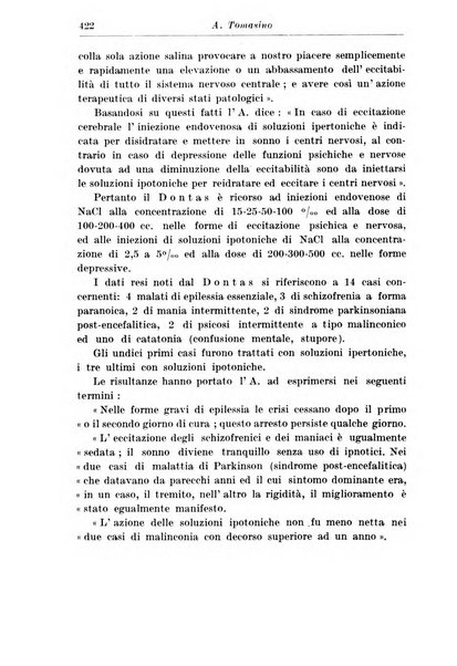 Neopsichiatria rassegna di psichiatria, neurologia, endocrinologia