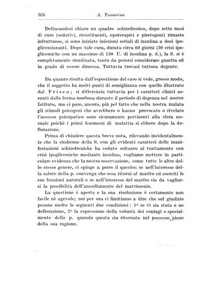 Neopsichiatria rassegna di psichiatria, neurologia, endocrinologia