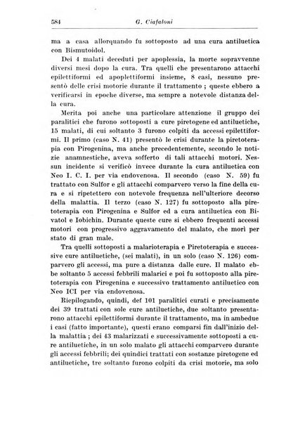 Neopsichiatria rassegna di psichiatria, neurologia, endocrinologia