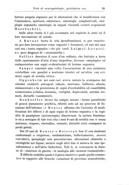 Neopsichiatria rassegna di psichiatria, neurologia, endocrinologia