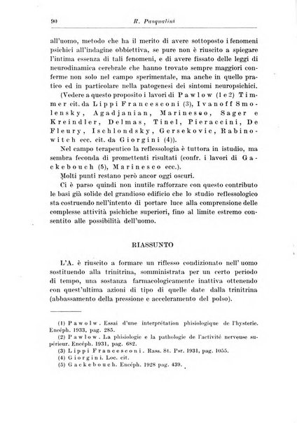 Neopsichiatria rassegna di psichiatria, neurologia, endocrinologia