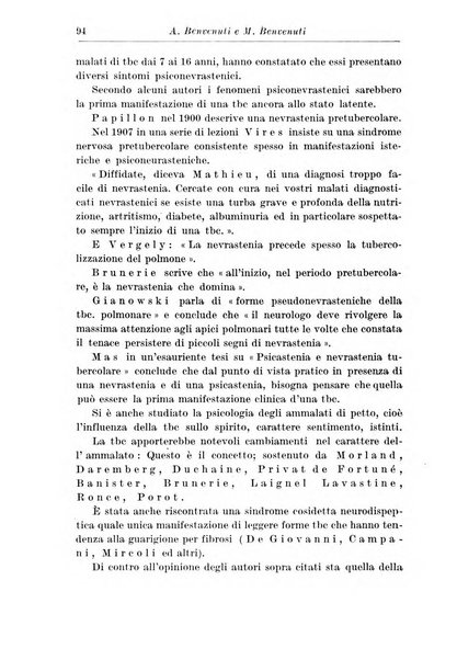 Neopsichiatria rassegna di psichiatria, neurologia, endocrinologia