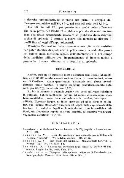 Neopsichiatria rassegna di psichiatria, neurologia, endocrinologia