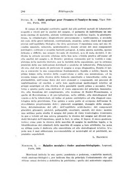 Neopsichiatria rassegna di psichiatria, neurologia, endocrinologia