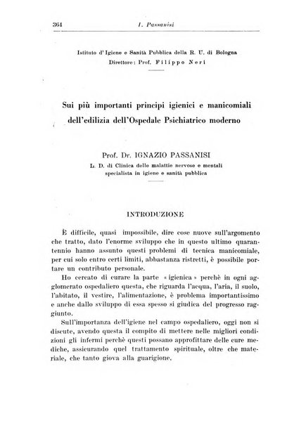 Neopsichiatria rassegna di psichiatria, neurologia, endocrinologia