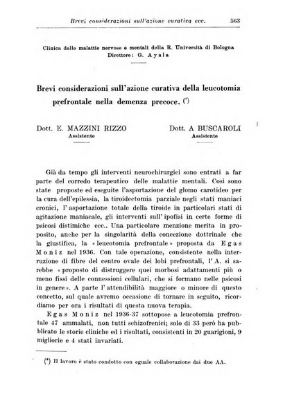 Neopsichiatria rassegna di psichiatria, neurologia, endocrinologia