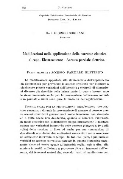 Neopsichiatria rassegna di psichiatria, neurologia, endocrinologia