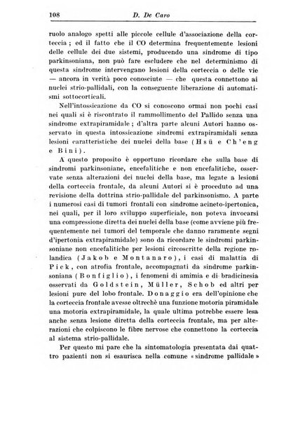 Neopsichiatria rassegna di psichiatria, neurologia, endocrinologia