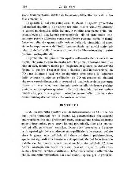 Neopsichiatria rassegna di psichiatria, neurologia, endocrinologia