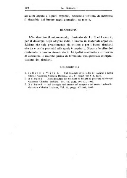 Neopsichiatria rassegna di psichiatria, neurologia, endocrinologia