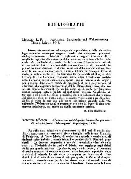 Neopsichiatria rassegna di psichiatria, neurologia, endocrinologia